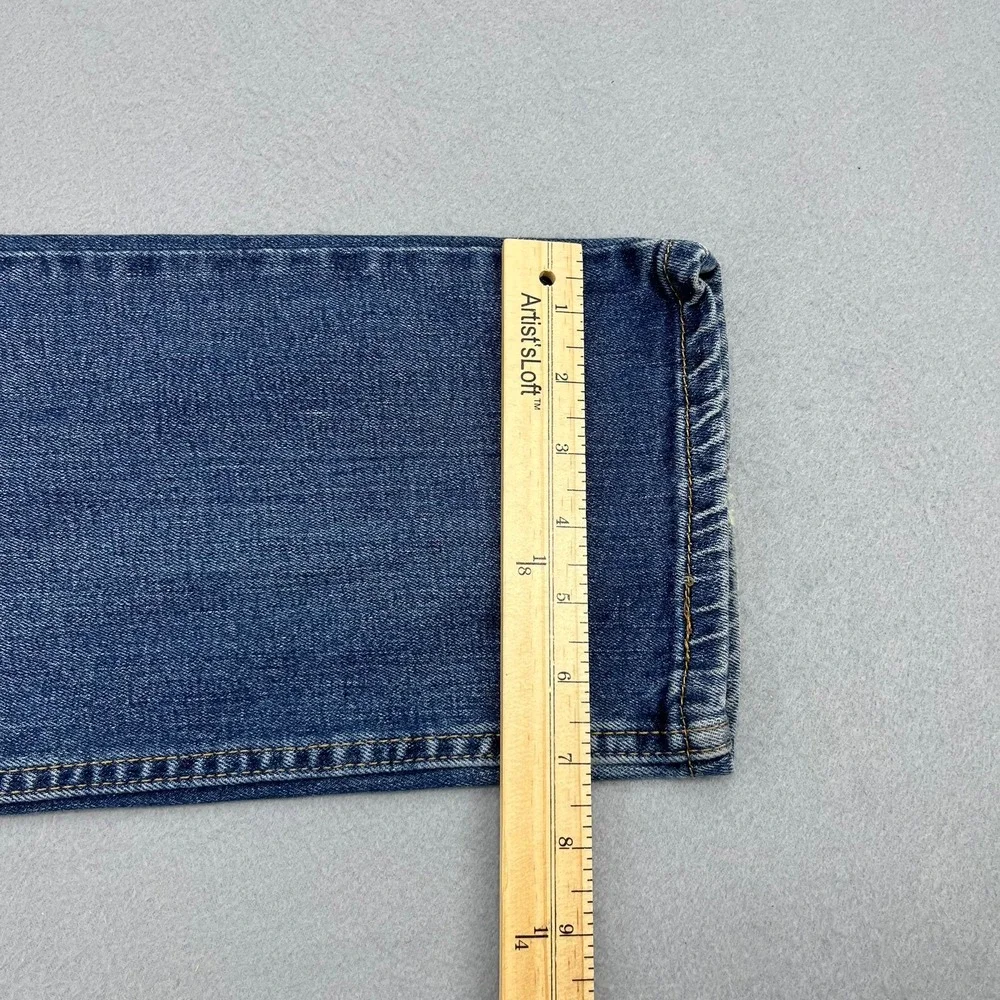 Levis 514 Mens Straight Fit Jeans Medium Wash Blue Denim Size 34 - Picture 8 of 16